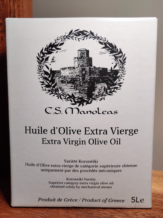 Huile d’olive Extra Vierge Manoleas 5L